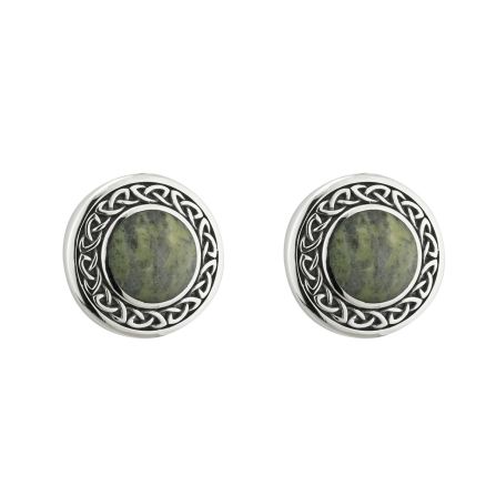 Solvar Sterling Silver Celtic Stud Earrings